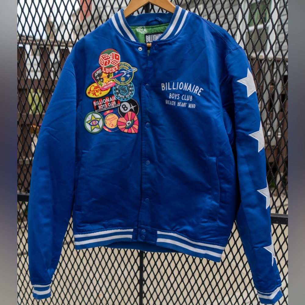 XL Royal Blue Billionaire Boys Club Varsity Bomber